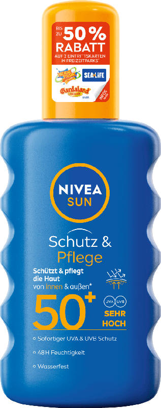 NIVEA SUN Pflegendes Sonnenspray LSF 50+