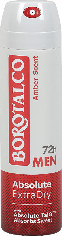 Borotalco MEN Anti-Transpirant Deo Spray Absolute Extra Dry Amber Scent