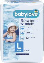dm drogerie markt babylove Schwimmwindeln Gr. L (ab 12 kg)