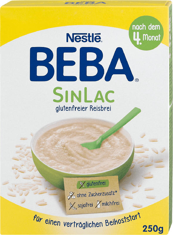 Nestlé BEBA SinLac glutenfreier Reisbrei