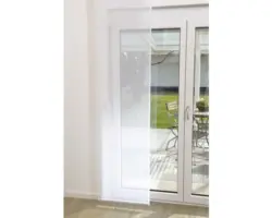 Flächenvorhang Voile weiss 60x245 cm