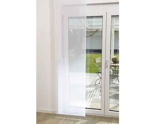 Flächenvorhang Voile weiss 60x245 cm