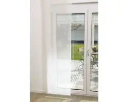 Flächenvorhang Voile beige 60x245 cm