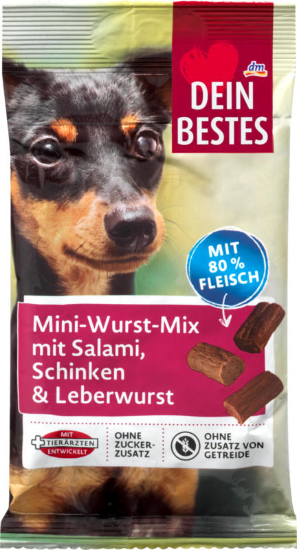 Dein Bestes Mini-Wurst-Mix mit Salami, Schinken & Leberwurst