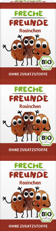 Freche Freunde Bio Rosinchen 3er Pack