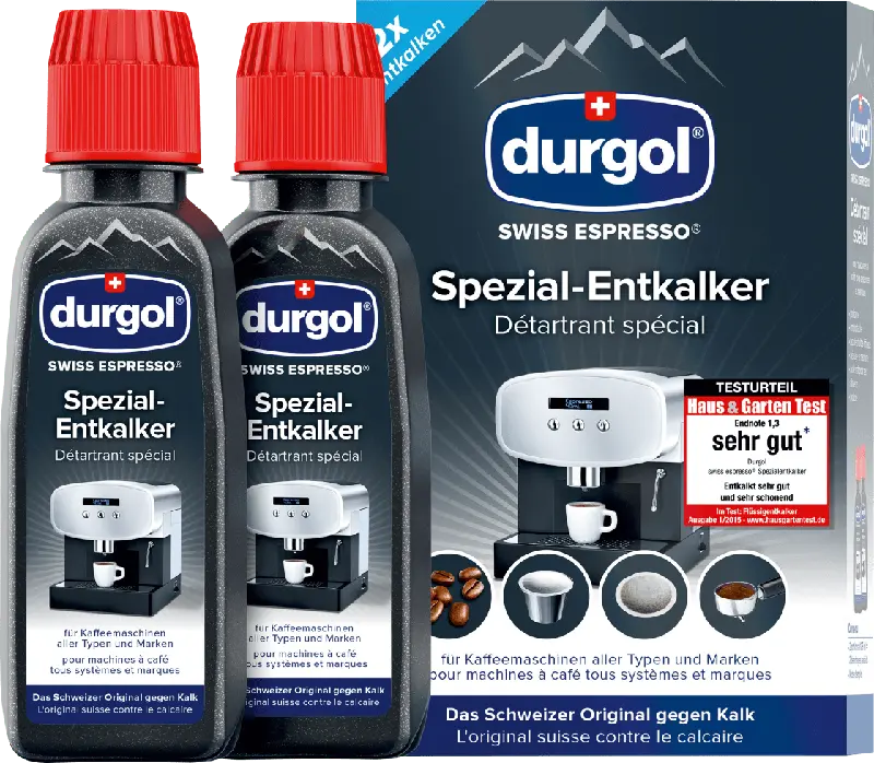 durgol swiss espresso Spezial-Entkalker für Kaffeemaschinen