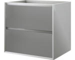 Hornbach Waschbeckenunterschrank Baden Haus Tessin 55x60x46 cm ohne Waschbecken grau weiß