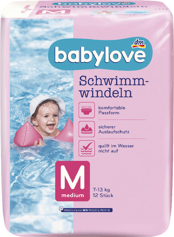 babylove Schwimmwindeln Gr. M (7-13 kg)