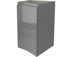 Unterschrank Baden Haus Vague links 55x34x40 cm anthrazit