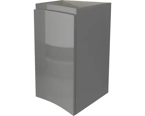 Unterschrank Baden Haus Vague links 55x34x40 cm anthrazit