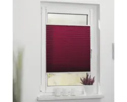 Lichtblick Faltenplissee Tageslicht mit Seitenverspannung brombeer 70x130 cm