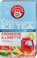 Teekanne Cool Sensations Ice Tea Erdbeere & Limette