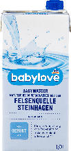 dm drogerie markt babylove Babywasser