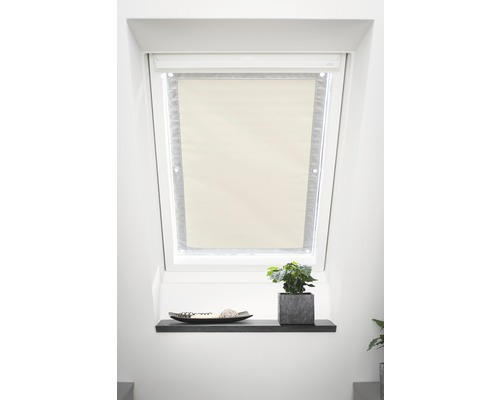 Lichtblick Dachfenster Sonnenschutz Thermofix SDF.M08.05V creme 59x113,5 cm