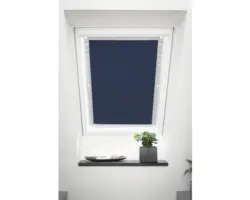 Lichtblick Dachfenster Sonnenschutz Thermofix blau 36x56,9 cm