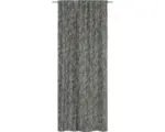 Hornbach Vorhang mit Gardinenband Secret Garden grau 135x255 cm