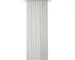 Hornbach Vorhang mit Band Crincle Rasch Home grau 140x255 cm