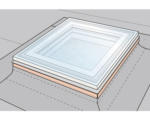 Hornbach VELUX Kappleisten-Set ZZZ210 für Flachdachfenster 90x120 cm