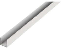 U-Profil Aluminium silber 20 x 20 x 1,5 mm 1,5 mm , 2 m