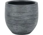 Hornbach Blumentopf Le Havre Ton Ø 16 H 14 cm grau