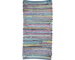 Fleckerlteppich Knoten bunt 50x80 cm