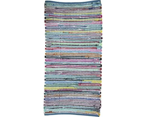 Fleckerlteppich Knoten bunt 50x80 cm