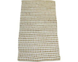 Fleckerlteppich Natur Knoten beige 80x150 cm