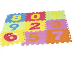 Zahlen Puzzle-Matte 30x30 cm 10er-Set