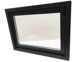 WOLFA Mehrzweck Kipp-Fenster PLUS Kunststoff braun 1200x500 mm mit Einfachglas