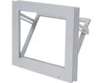 Hornbach WOLFA Mehrzweck Kipp-Fenster PLUS Kunststoff weiß 1000x500 mm mit Einfachglas