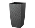 Hornbach Pflanzvase Lafiora Kunststoff 31x31x57 cm anthrazit