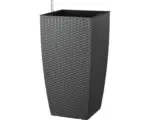 Hornbach Pflanzvase Lafiora Kunststoff 36x36x66 cm anthrazit