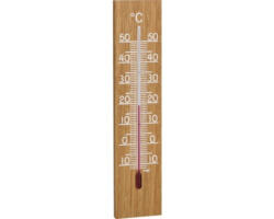 Innenthermometer Analog TFA Holz Eiche Innen 200 mm