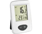 Hornbach Innen- und Außenthermometer Funk Digital TFA "Base" Kunststoff weiß