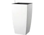 Hornbach Pflanzvase Lafiora Kunststoff 31x31x57 cm weiß matt