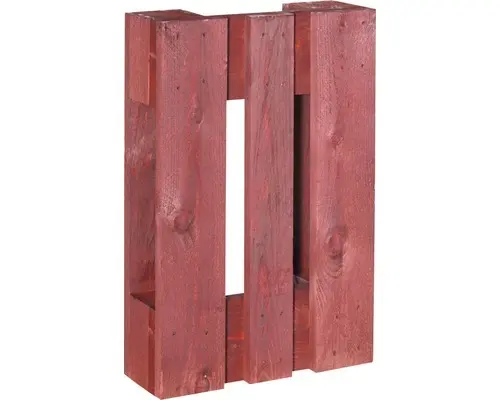 Projektpalette viertel 60x40x15 cm schwedenrot