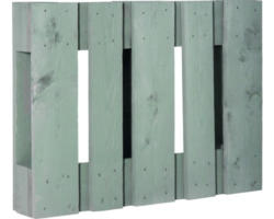 Projektpalette halb quer 60x80x15 cm mintgrün