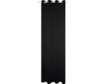 Hornbach Ösenschal Thermo-Verdunkelungsvorhang schwarz 135x245 cm