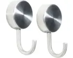 Hornbach Magnethaken Portra 2er-Set silber Ø 25 mm
