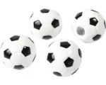 Hornbach Dekomagnete Fußball 4er-Set weiß/schwarz