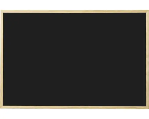 Tafelboard schwarz mit Holzrahmen 40x60 cm