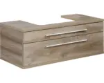 Hornbach Waschbeckenunterschrank Fackelmann Stanford 41x110x50 cm ohne Waschbecken eiche
