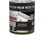 Hornbach HORNBACH Wandfarbe Meister Polarweiß Plus konservierungsmittelfrei 1 l