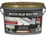 Hornbach HORNBACH Wandfarbe Meister Polarweiß Plus konservierungsmittelfrei 2,5 l