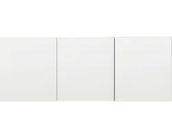 Hängeschrank Stengel weiß glänzend 150x56x34 cm Türanschlag rechts mit Drehtür