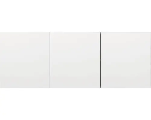 Hängeschrank Stengel weiß glänzend 150x56x34 cm Türanschlag rechts mit Drehtür