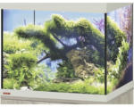 Hornbach Aquarium, Glasbecken EHEIM GB 82 vivalineLED 126, ca. 81 x 36 x 40 cm, ca. 126 l, nur mit oberer Blende eiche grau, ohne Beleuchtung und weitere Technik, ohne Inhalt