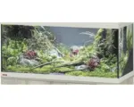 Hornbach Aquarium, Glasbecken EHEIM GB 105 vivalineLED 180, ca. 101 x 41 x 49 cm, ca. 180 l, nur mit oberer Blende, eiche grau, ohne Beleuchtung und weitere Technik, ohne Inhalt