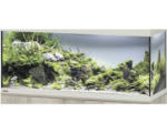 Hornbach Aquarium, Glasbecken EHEIM GB 123 vivalineLED 240, ca. 121 x 41 x 54 cm, ca. 240 l, nur mit oberer Blende eiche grau, ohne Beleuchtung und weitere Technik, ohne Inhalt
