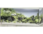 Hornbach Aquarium, Glasbecken EHEIM GB 123 vivalineLED 240, ca. 121 x 41 x 54 cm, ca. 240 l, nur mit oberer Blende eiche grau, ohne Beleuchtung und weitere Technik, ohne Inhalt